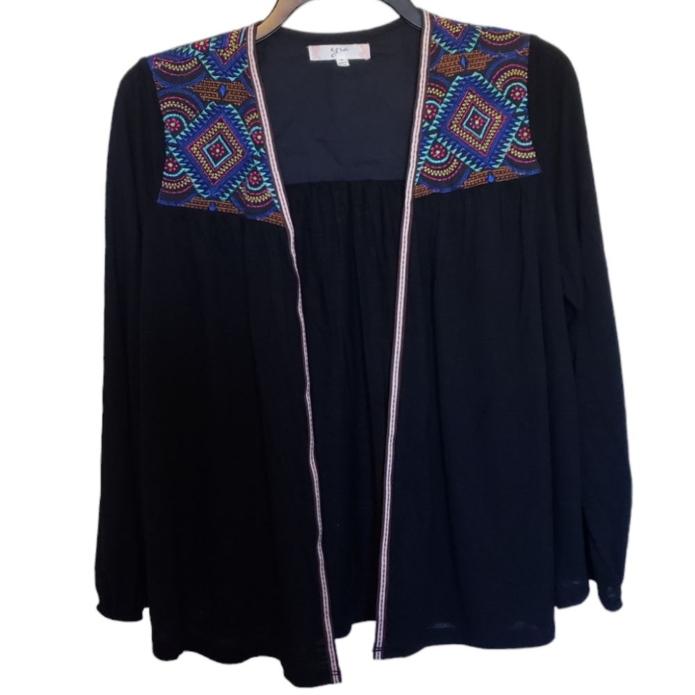 3/$15 Ezra Tribal Geometric Cardigan Size Small